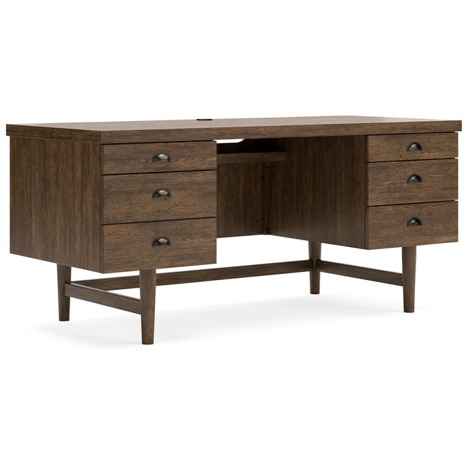 Ashley Furniture Austanny Warm Brown Home Office Desk H683-27