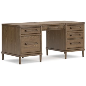 Ashley Furniture Roanhowe Brown Home Office Desk