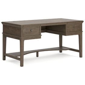 Ashley Furniture Janismore Weathered Gray Home Office Storage Leg Desk