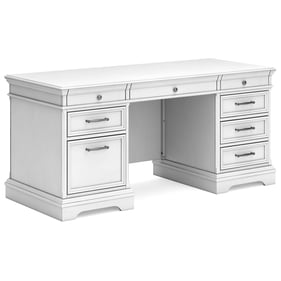 Ashley Furniture Kanwyn Whitewash Wood Home Office Desk