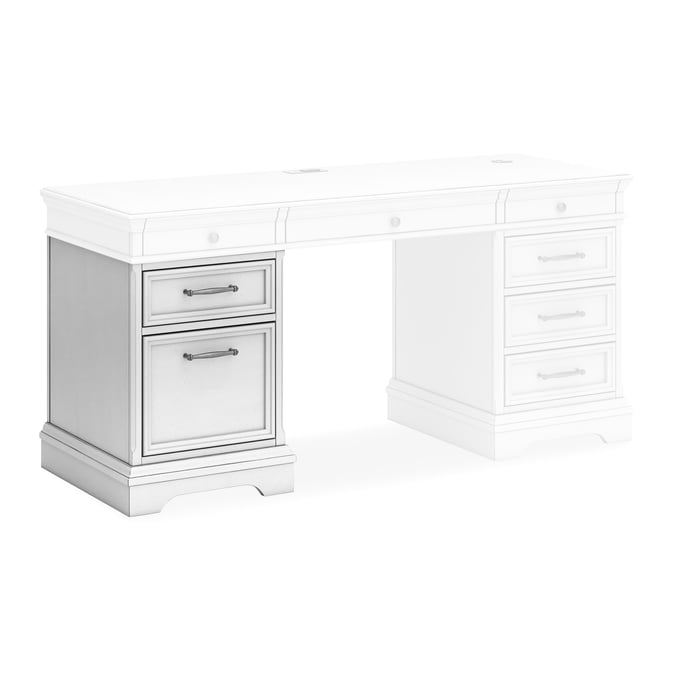 Ashley Furniture Kanwyn Whitewash Credenza Left Base H777-22L