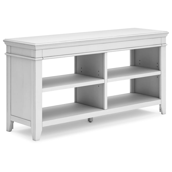 Ashley Furniture Kanwyn Whitewash Open Storage Credenza H777-46