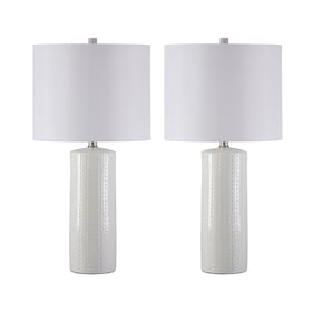 2 Ashley Furniture Steuben Ceramic Table Lamps