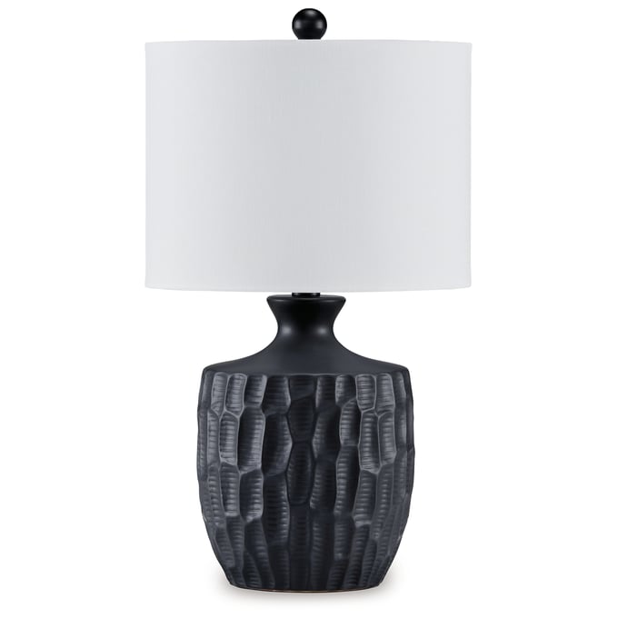 Ashley Furniture Ellisley Black Ceramic Table Lamp L180174