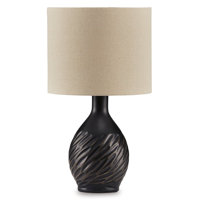 Ashley Furniture Garinton Black Ceramic Table Lamp L180184