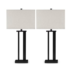 2 Ashley Furniture Aniela Bronze Metal Table Lamps