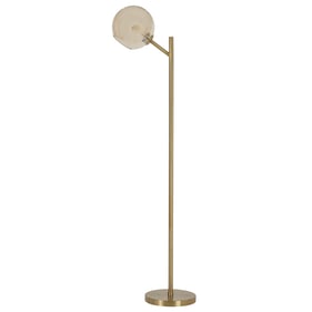 Ashley Furniture Abanson Amber Gold Floor Lamp