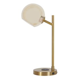 Ashley Furniture Abanson Amber Gold Desk Lamp