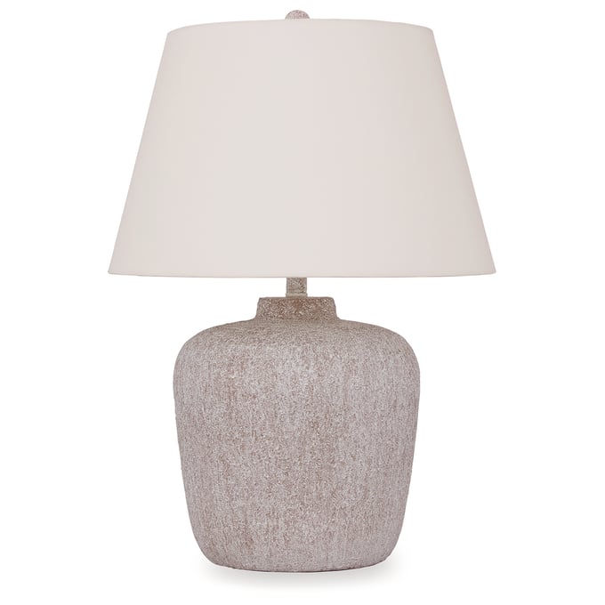 Ashley Furniture Danry Distressed Cream Table Lamp L207454