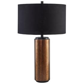 Ashley Furniture Hildry Antique Brass Metal Table Lamp