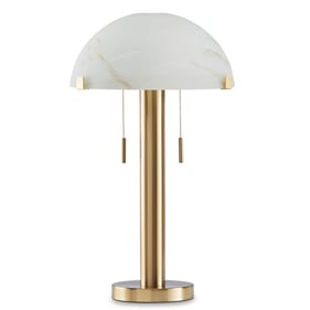 Ashley Furniture Tobbinsen Brass Metal Table Lamp