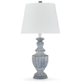 Ashley Furniture Cylerick Antique Blue Terracotta Table Lamp