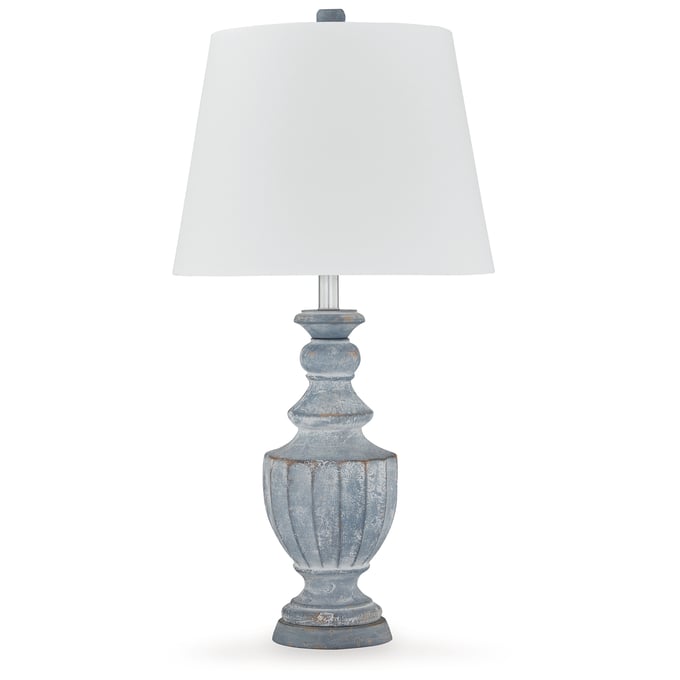 Ashley Furniture Cylerick Antique Blue Terracotta Table Lamp L235714