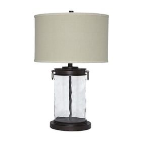 Ashley Furniture Tailynn Clear Bronze Table Lamp