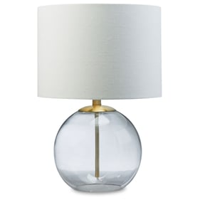 Ashley Furniture Samder Clear Glass Table Lamp