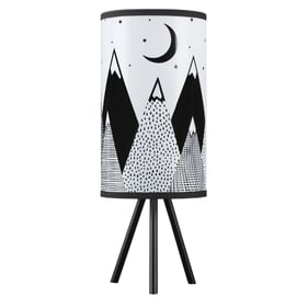 Ashley Furniture Manu White Black Metal Table Lamp