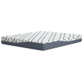 Ashley Furniture 10 Inch Chime Elite 2.0 White Blue Cal King Mattress