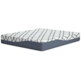 Ashley Furniture 12 Inch Chime Elite 2.0 White Blue Cal King Mattress