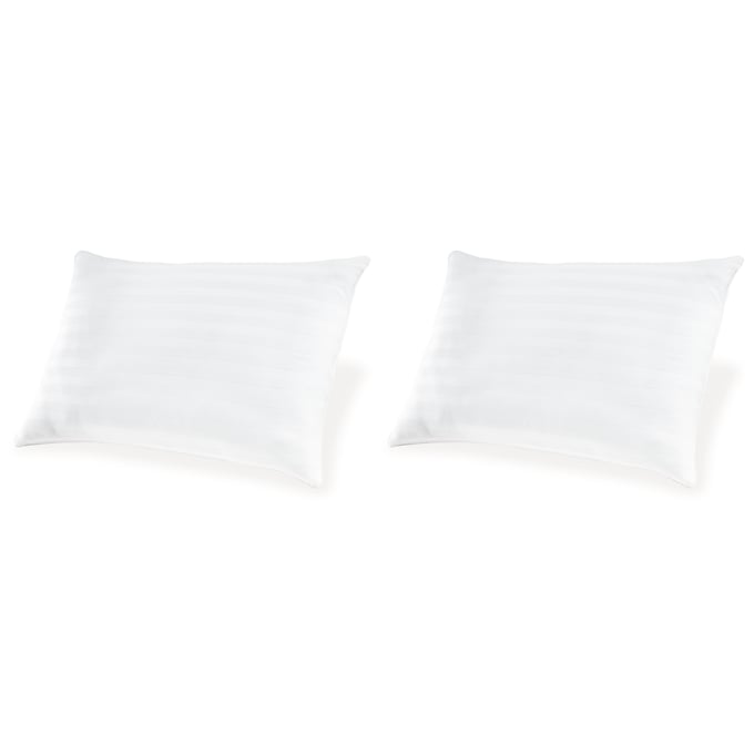 2 Ashley Furniture Zephyr 2.0 White Cotton Pillows M52110P