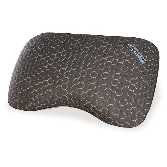 Ashley Furniture Zephyr 2.0 Dark Gray Graphene Contour Curve Pillow M52114P