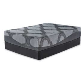 Ashley Furniture 1100 Series Gray Black Twin Mattress With Foundation