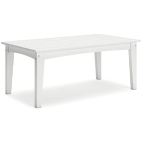 Ashley Furniture Hyland Wave White Rectangular Cocktail Table