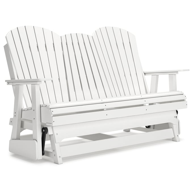 Ashley Furniture Hyland Wave White Glider Loveseat P111-835