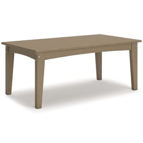 Ashley Furniture Hyland Wave Driftwood Rectangular Cocktail Table