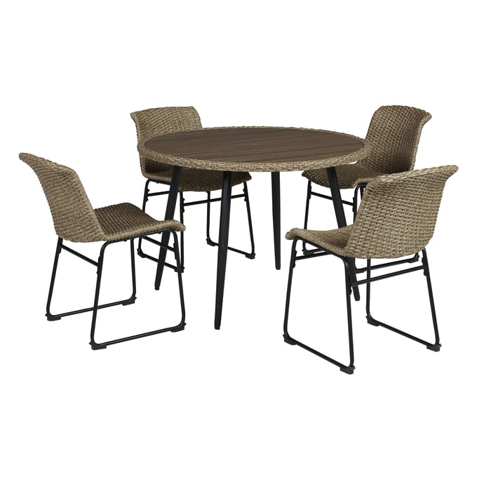 Ashley Furniture Amaris Brown 5pc Dining Room Set P369-615-DR-S1