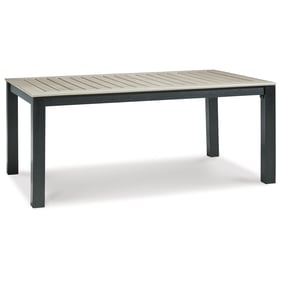 Ashley Furniture Mount Valley Driftwood Black Outdoor Dining Table