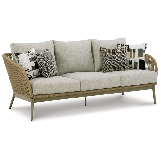 Ashley Furniture Swiss Valley Beige Sofa With Cushion P390-838