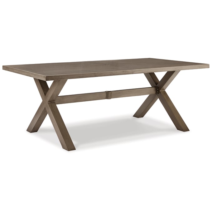 Ashley Furniture Beach Front Beige Outdoor Dining Table P399-625