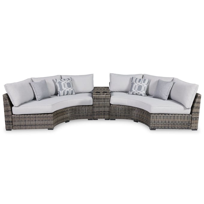 Ashley Furniture Harbor Court 3pc Outdoor Sectional P459P6