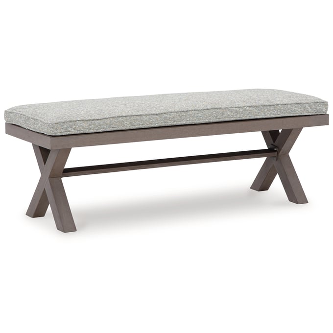 Ashley Furniture Hillside Barn Gray Brown Bench With Cushion P564-600