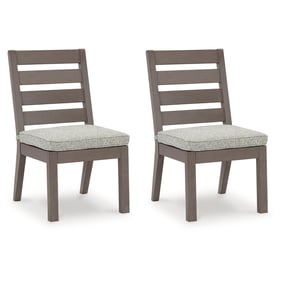 2 Ashley Furniture Hillside Barn Gray Brown Chairs With Cushion