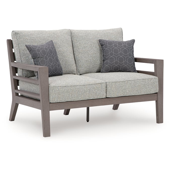 Ashley Furniture Hillside Barn Gray Brown Loveseat With Cushion P564-835