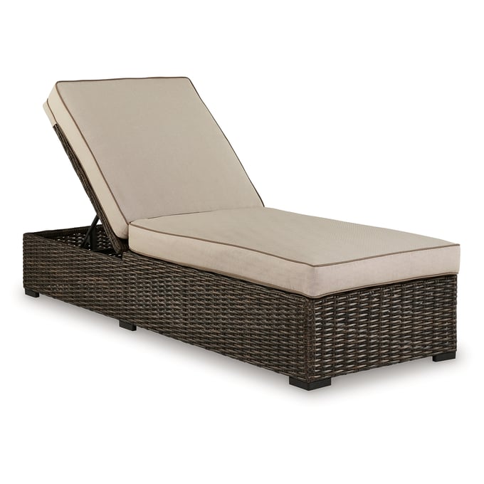 Ashley Furniture Coastline Bay Brown Chaise Lounge P784-815