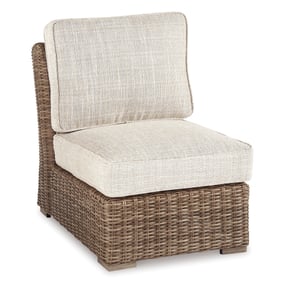 Ashley Furniture Beachcroft Beige Armless Chair With Cushion