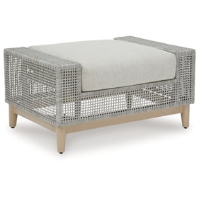 Ashley Furniture Seton Creek Gray Ottoman With Cushion