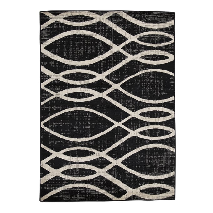 Ashley Furniture Avi Contemporary Gray White Rugs The Classy Home