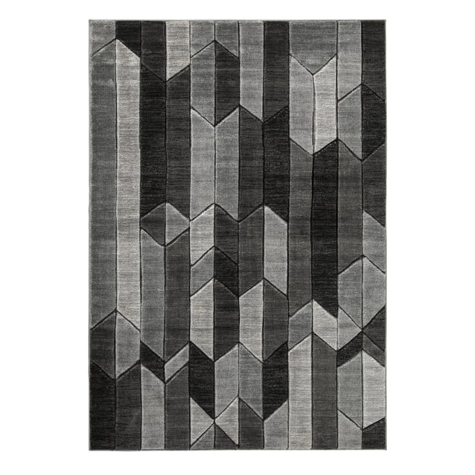 Ashley Furniture Chayse Black Gray Large Rug R403461