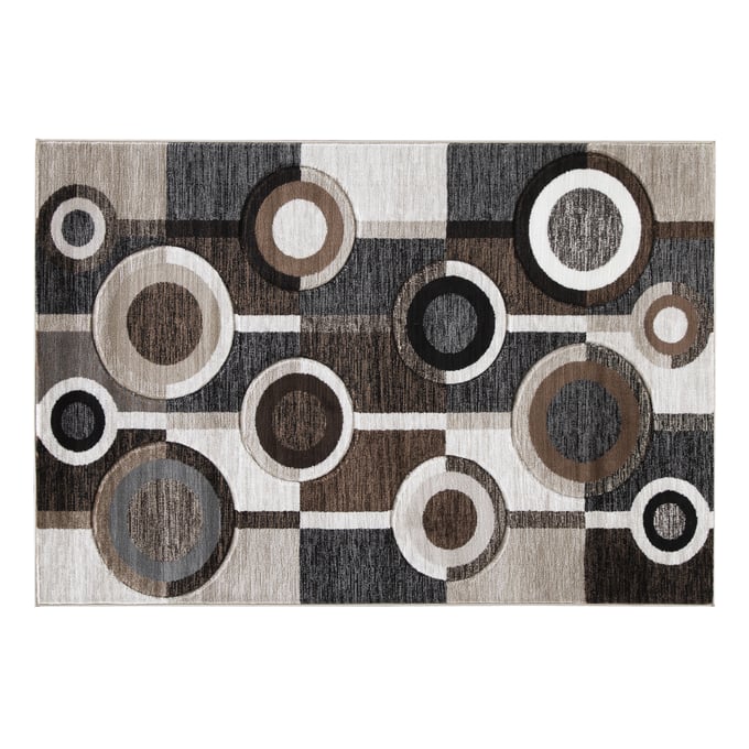 Ashley Furniture Guintte Black Brown Medium Rug R403972