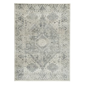 Ashley Furniture Precia Gray Cream Medium Rug