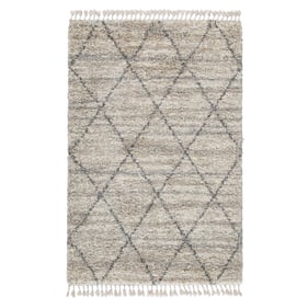 Ashley Furniture Abdalah Gray Cream Medium Rug