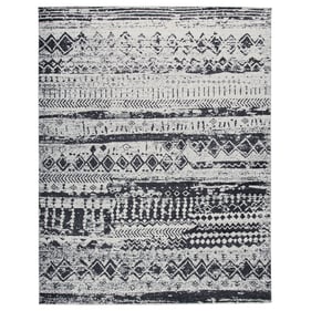 Ashley Furniture Devman Black Cream Gray Large Rug