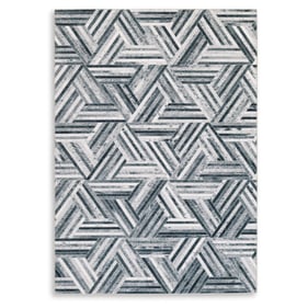 Ashley Furniture Adalock Gray Cream Medium Rug