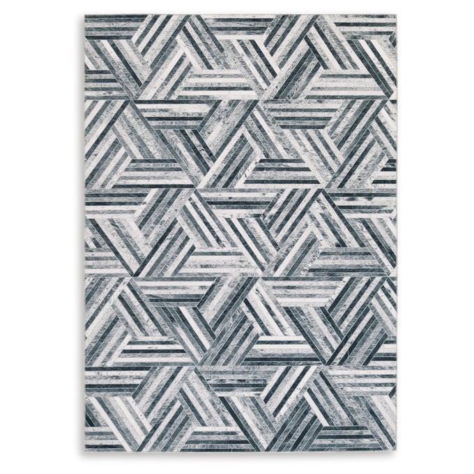 Ashley Furniture Adalock Gray Cream Medium Rug R405792