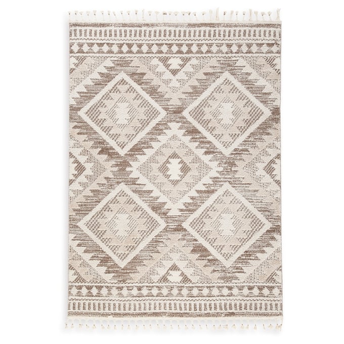 Ashley Furniture Odedale Tan Cream Medium Rug R406062