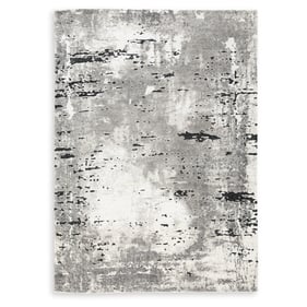 Ashley Furniture Aworley Gray White Large Rug