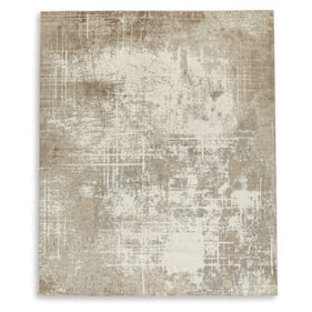 Ashley Furniture Grifflain Tan Brown Gray Large Rug